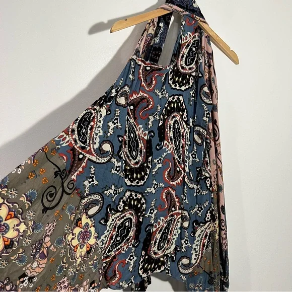 Free People Little Wing Mix Print Kimono One Size - Picture 8 of 9